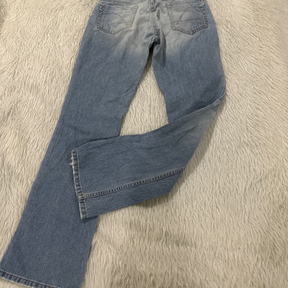 Guess Y2K women’s distressed light wash denim jeans size 26 - Picture 5 of 10